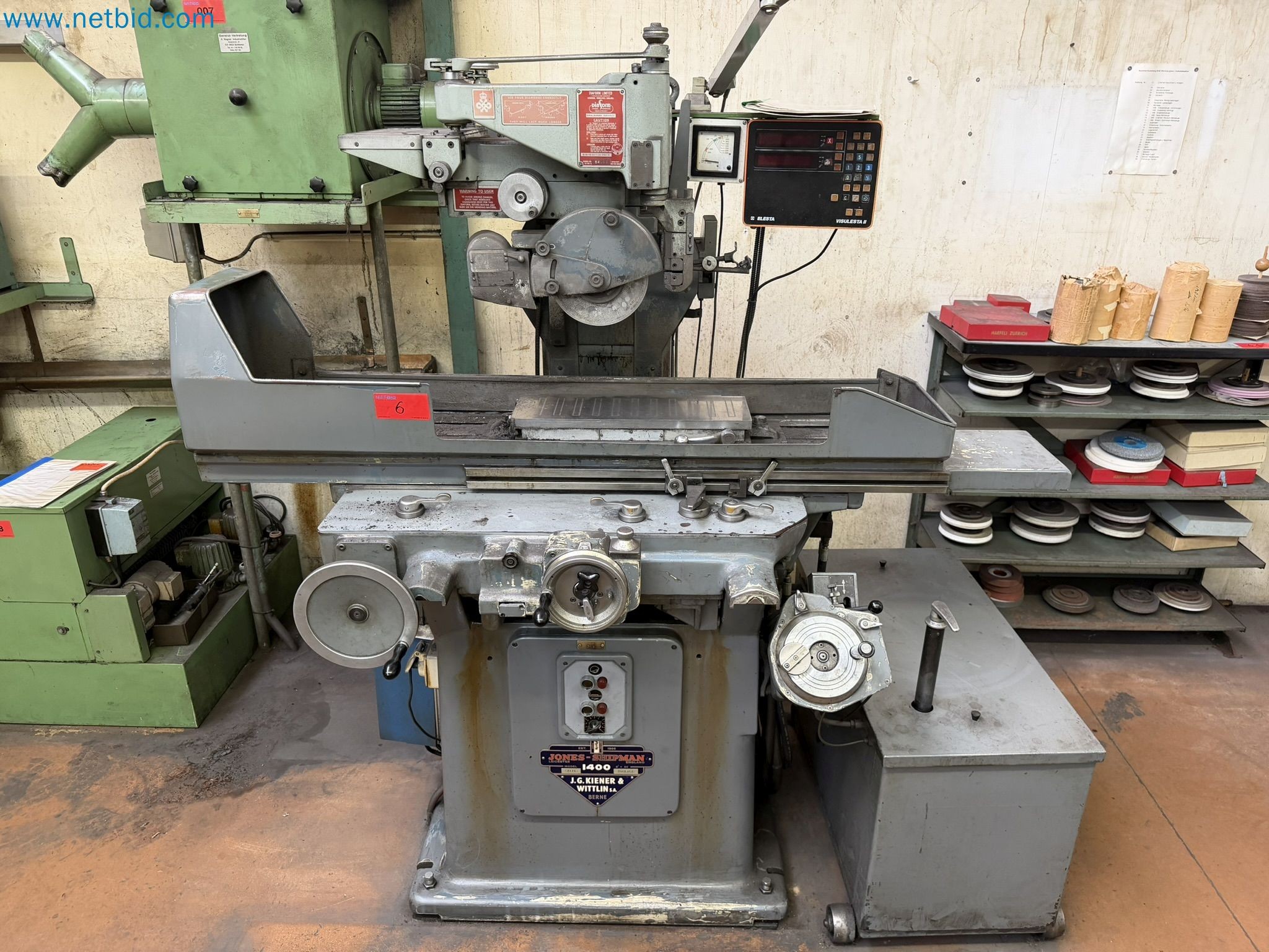 Flachschleifmaschine Jones-Shipman 1400